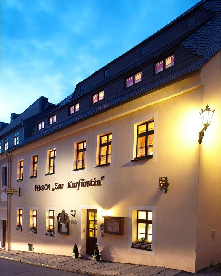 Pension Zur Kurfuerstin Wolkenstein Exteriör bild
